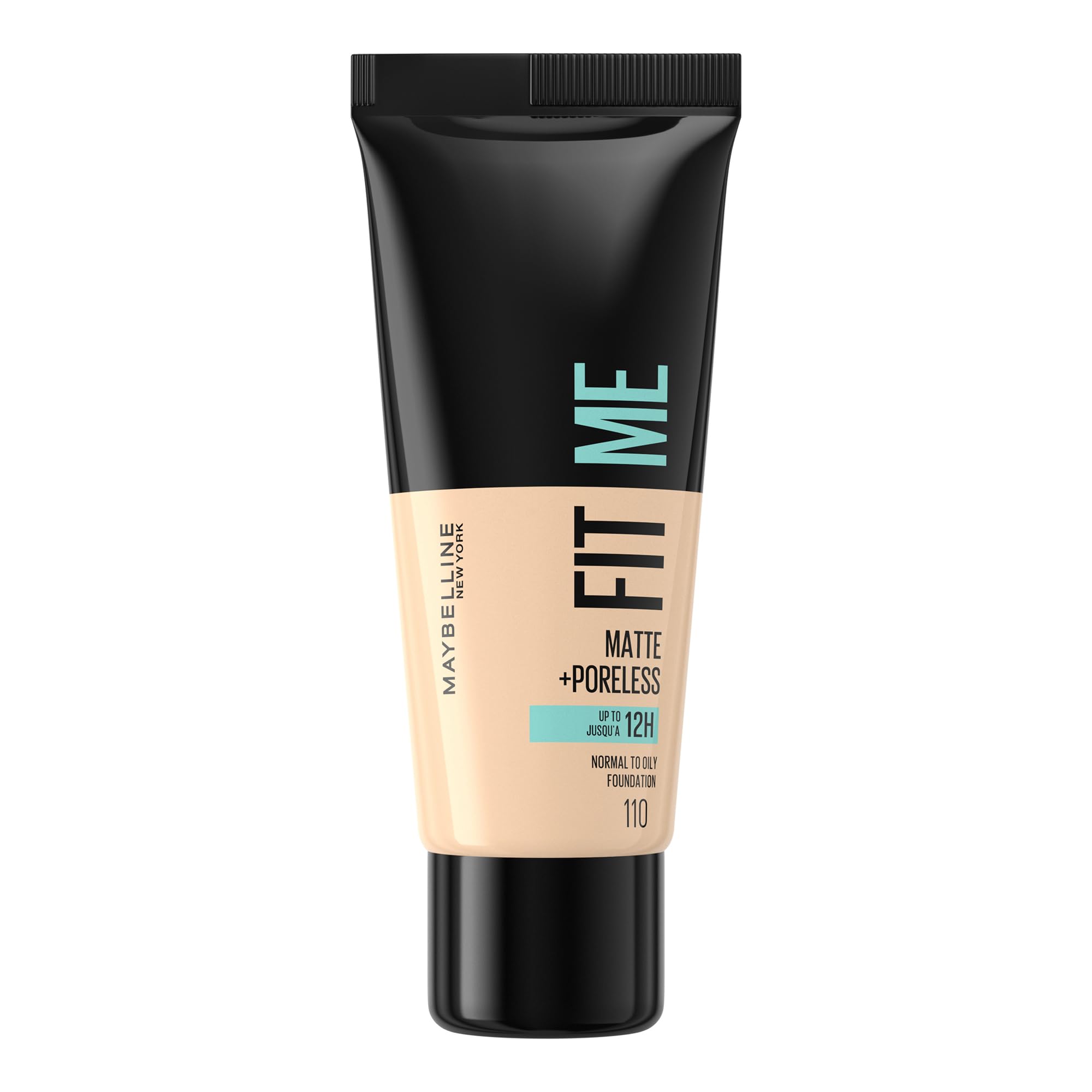 Maybelline FIT ME Liquid Foundation, Matte & Poreless, Full Coverage.