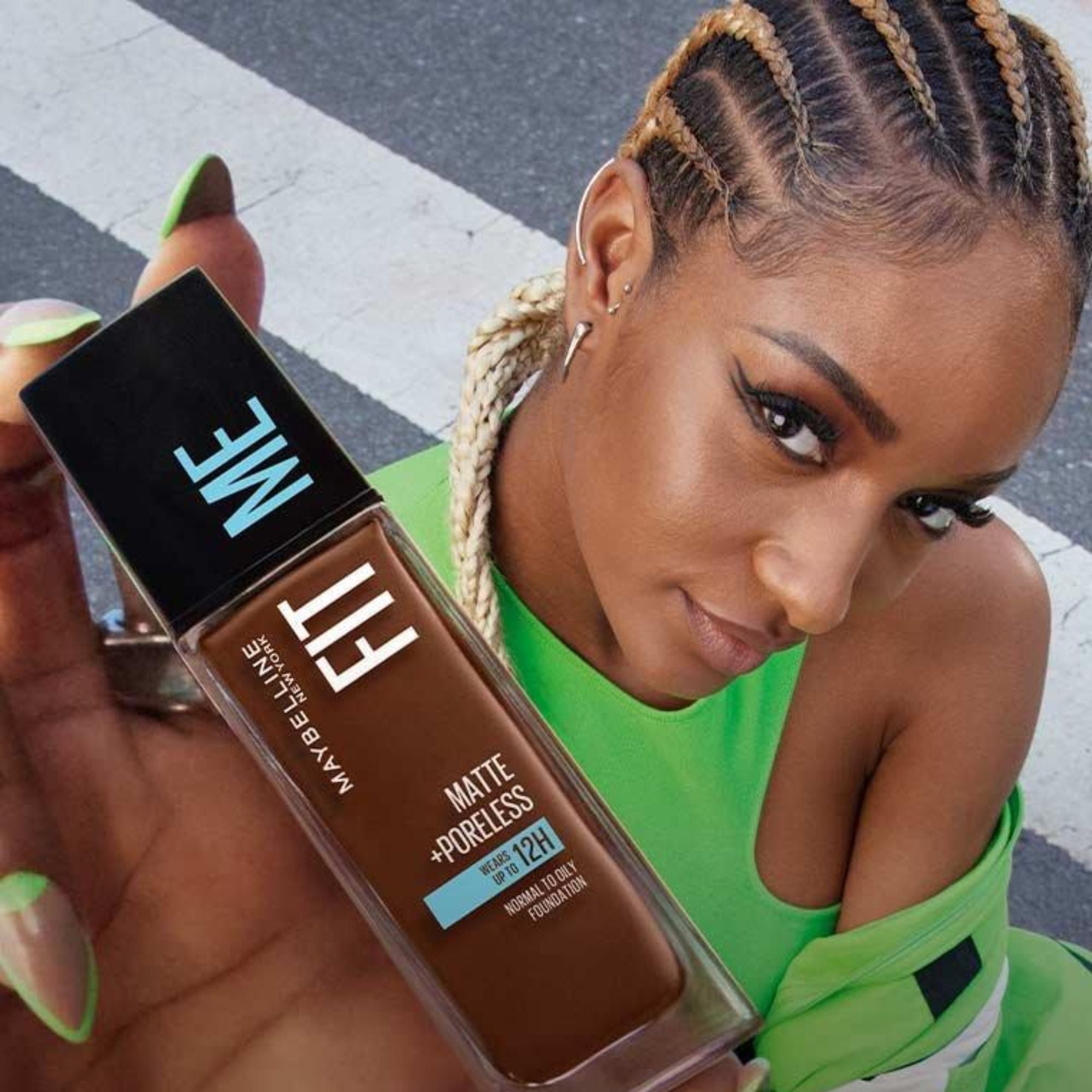 Maybelline Fit Me Matte+Poreless 16H Oil Control Liquid Foundation Normal to Oily Skin SPF 22 PA++ 30ml